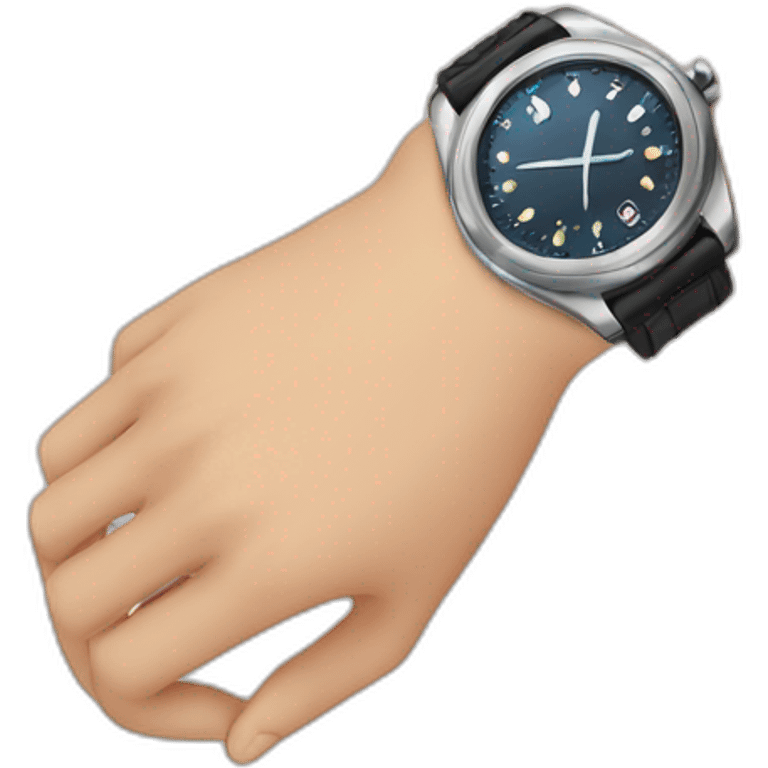 hand watch emoji