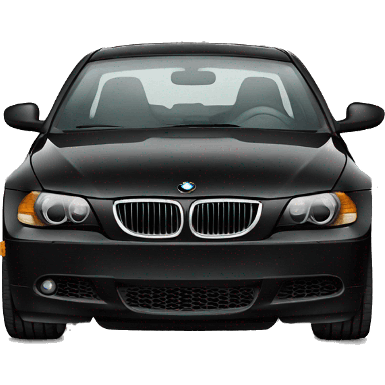 black bmw 328i emoji