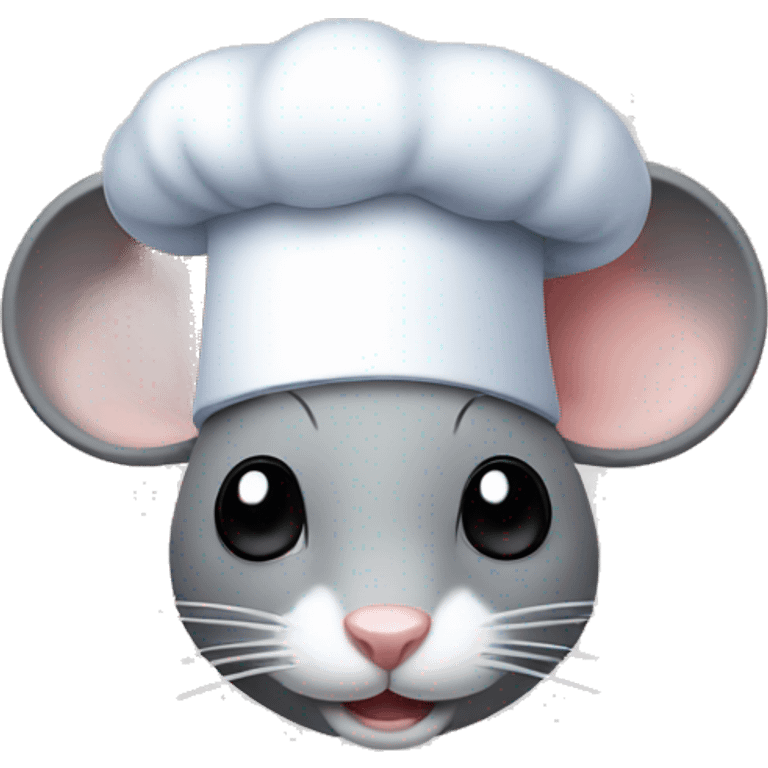 a mouse with a cooking cap emoji