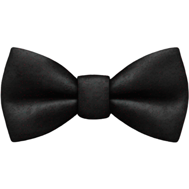 Black men’s bow tie emoji