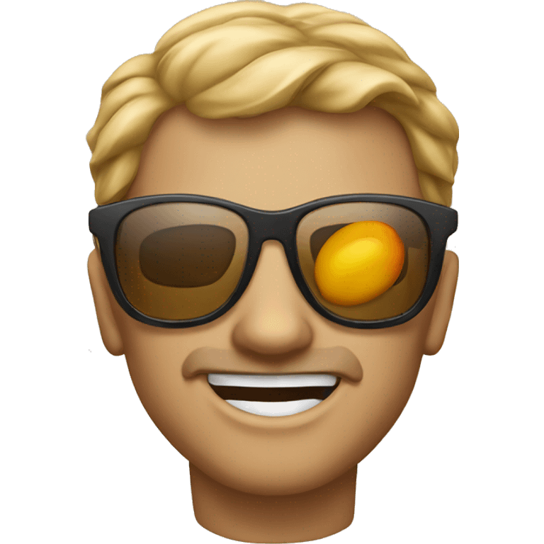 Apple sunglasses emoji, but instead of normal sunglasses - Oakley sunglasses glasses  emoji