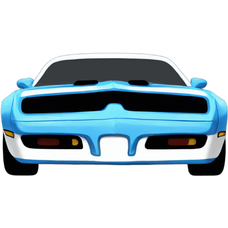 Blue trans am emoji