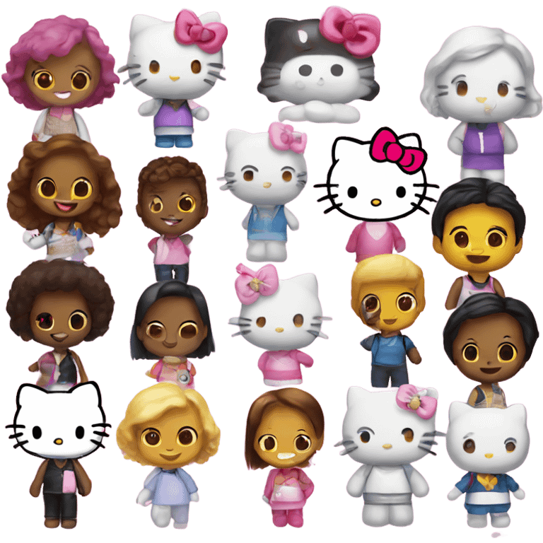 Hello kitty and friends  emoji