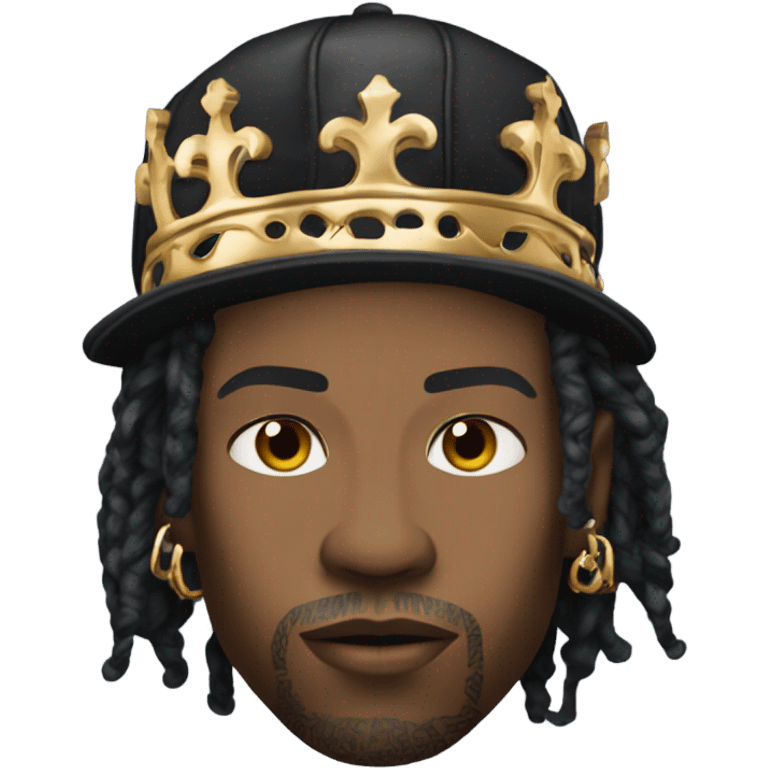 King von the rapper emoji