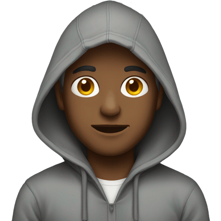 grey hoodie emoji