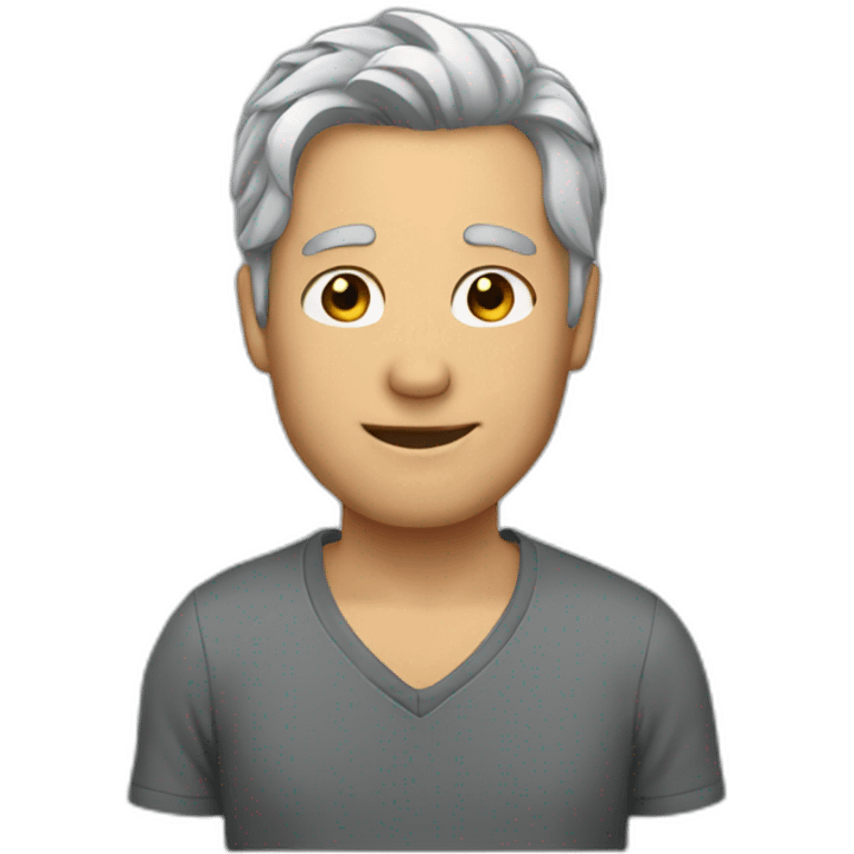 Men-grey-hair emoji