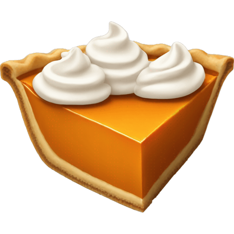 Pumpkin pie emoji