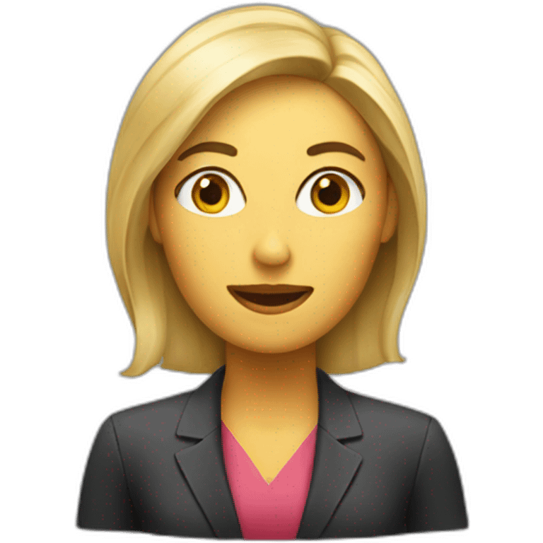 job interview woman emoji