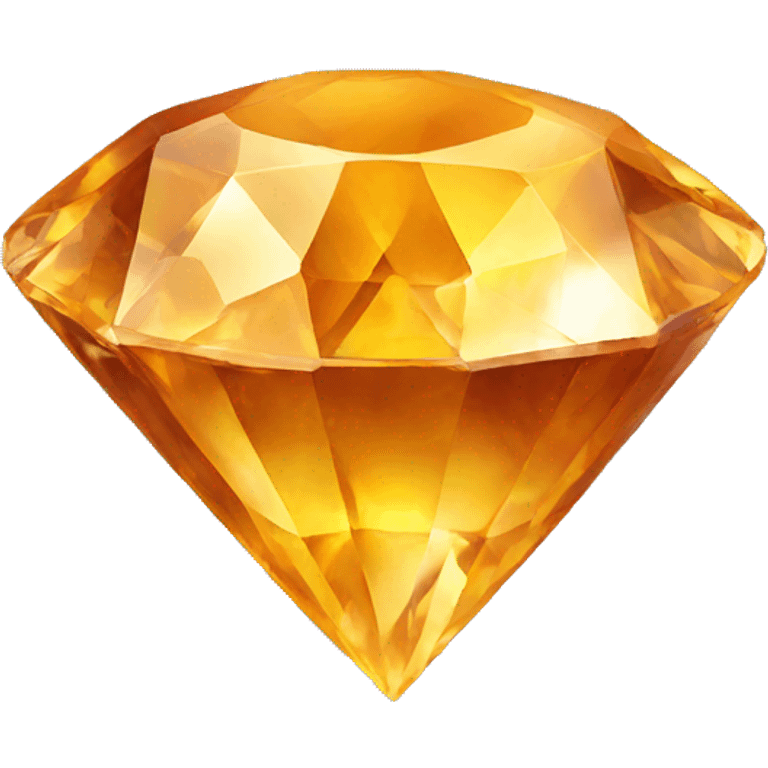 Citrine gemstone emoji