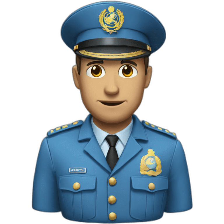 un gendarme emoji