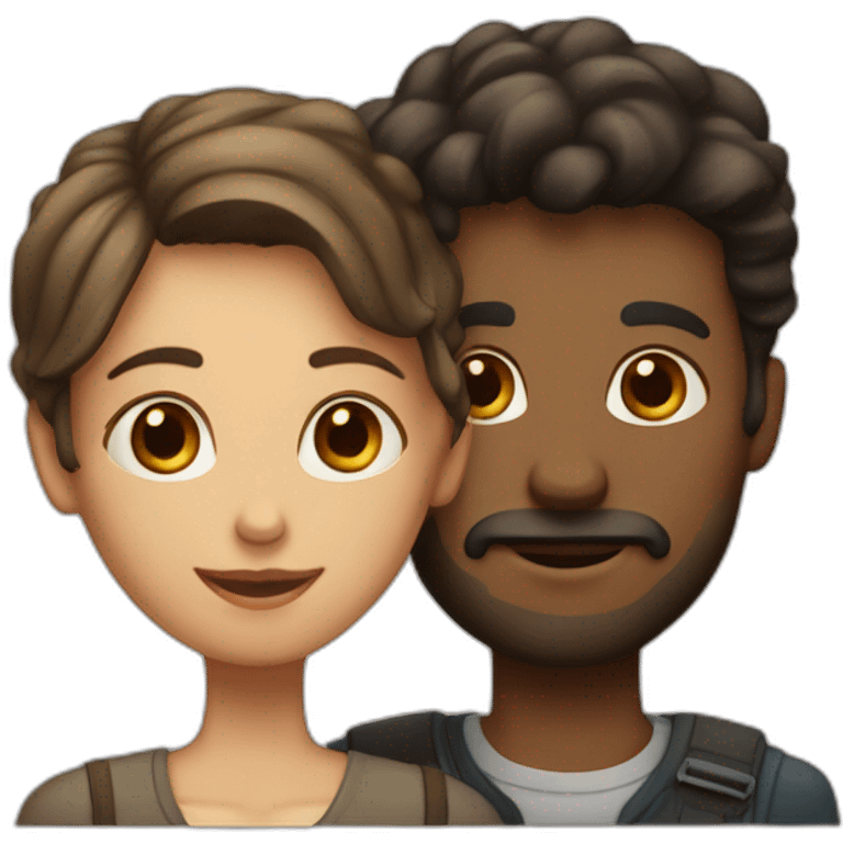 Homme et femme emoji