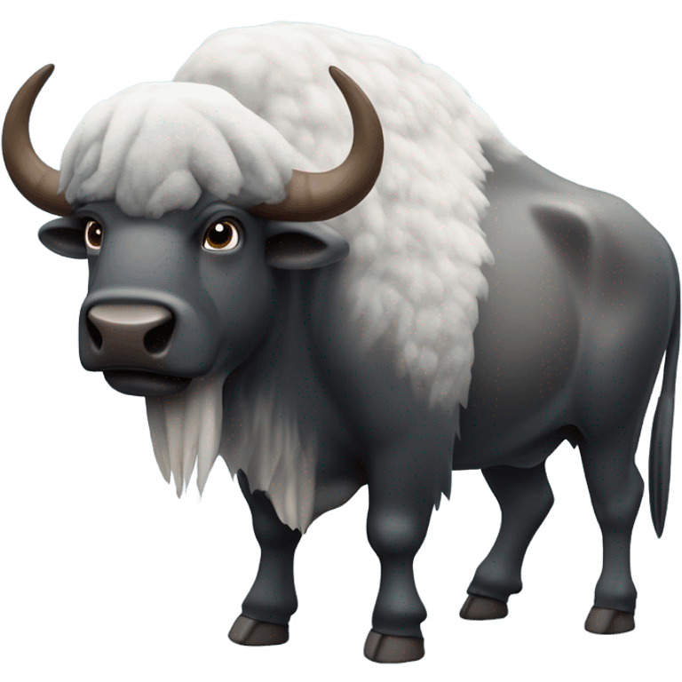 Buffalo in winter emoji