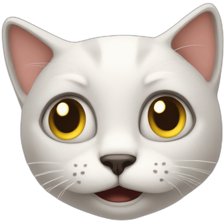 frightened cat emoji