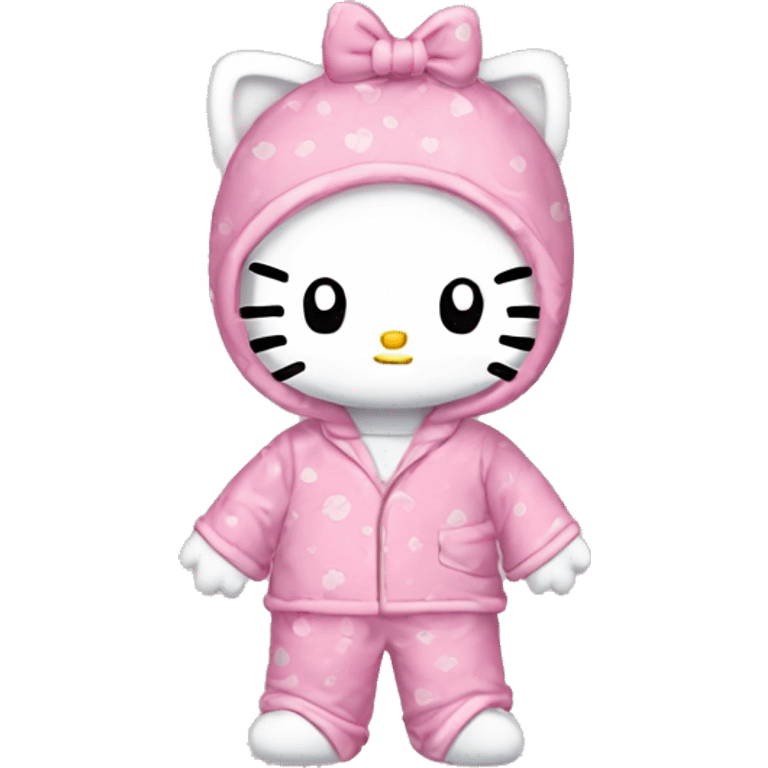 Hello Kitty en pyjama hello kitty  emoji