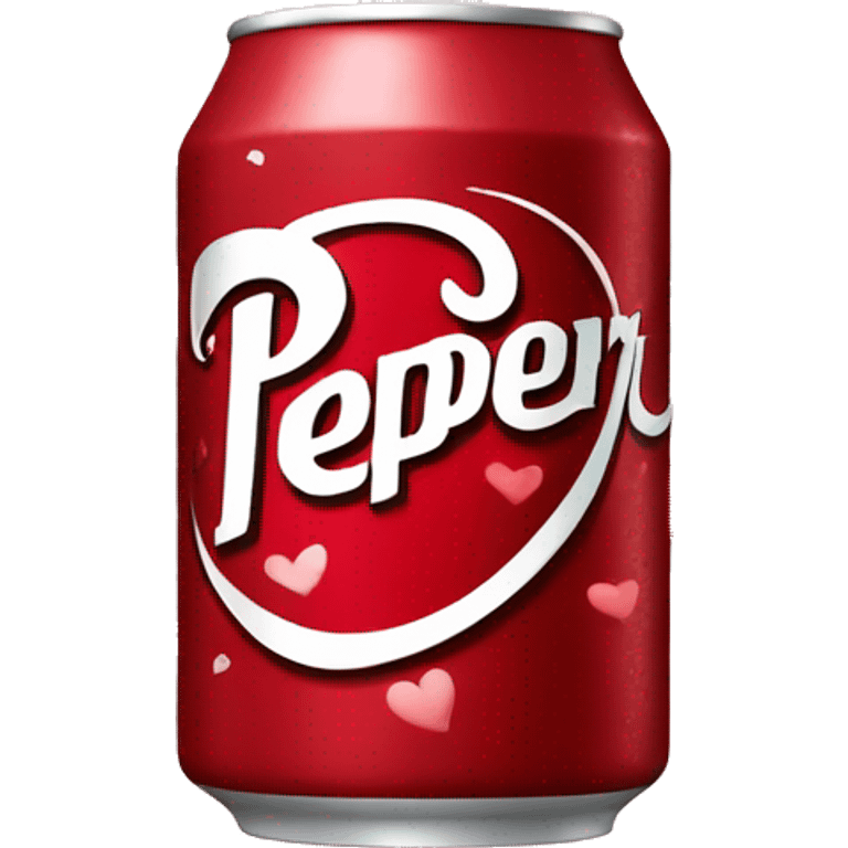 Drpepper with hearts emoji