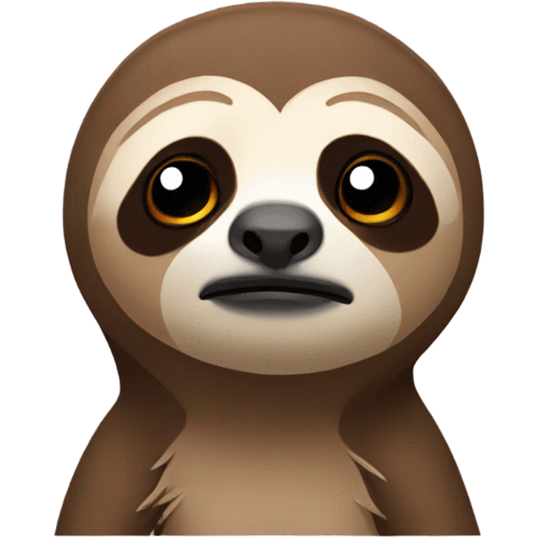 Disappointed sloth emoji