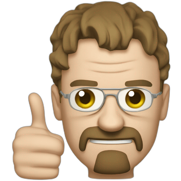 Breaking bad guy thumb up emoji