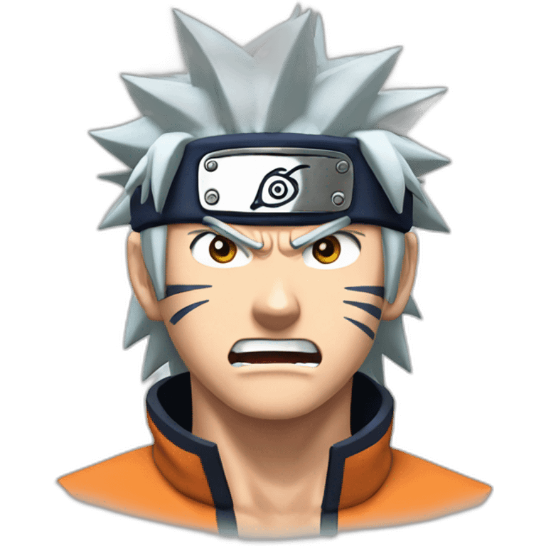 Naruto getting mad emoji