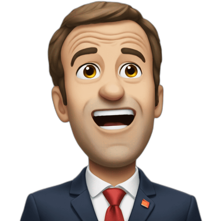 Macron grimace emoji