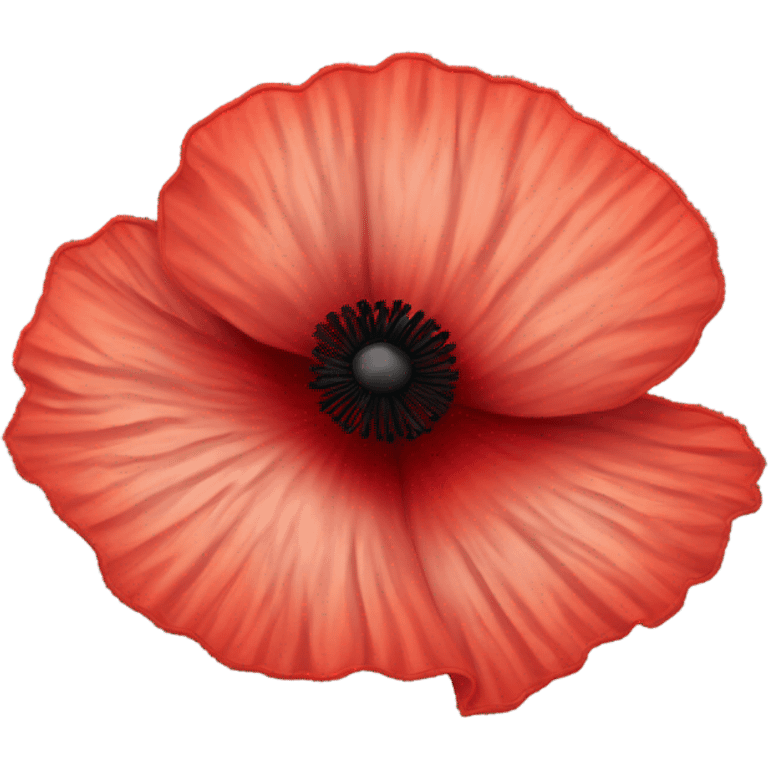 Poppy flower emoji