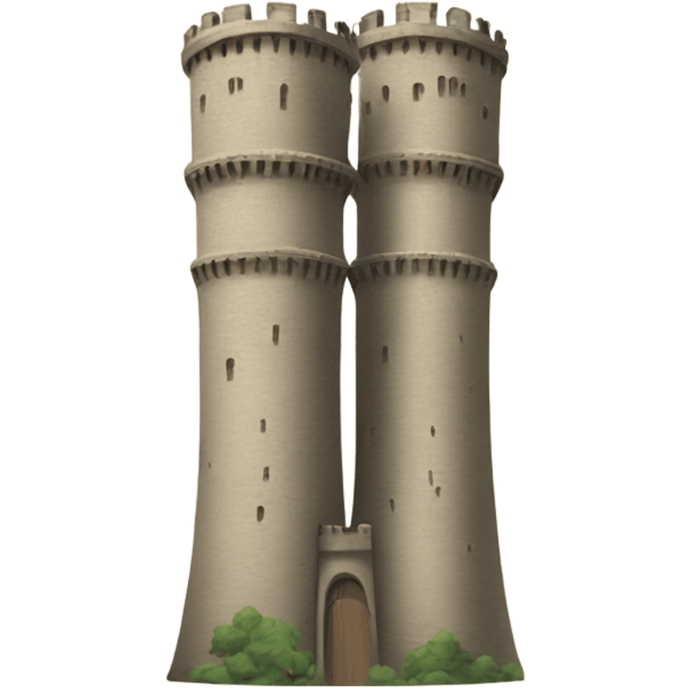 Two towers emoji