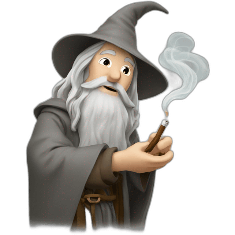 gandalf smoking emoji