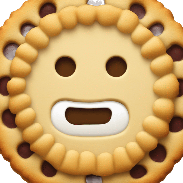 Linzer cookie emoji