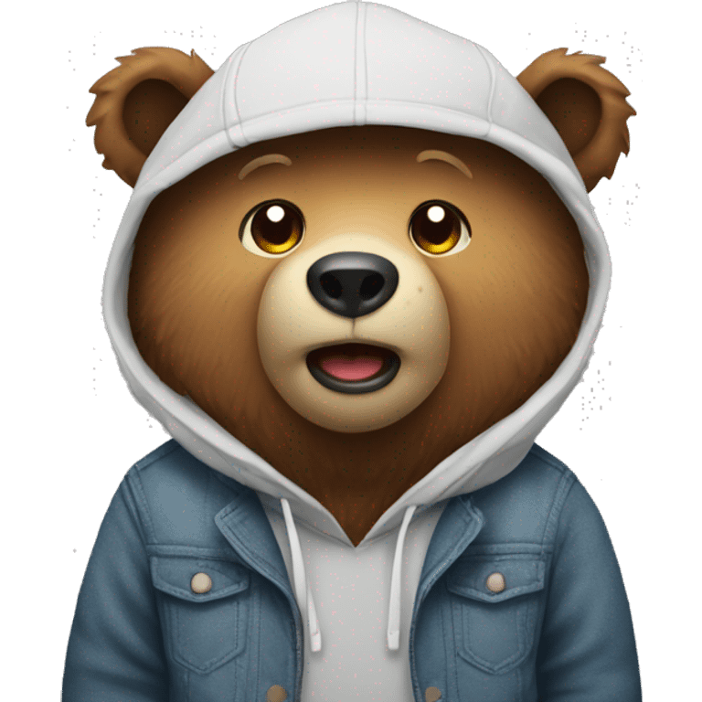 bear with break emoji