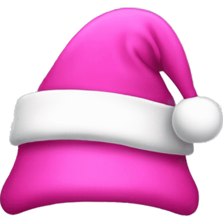 pink christmas hat  emoji