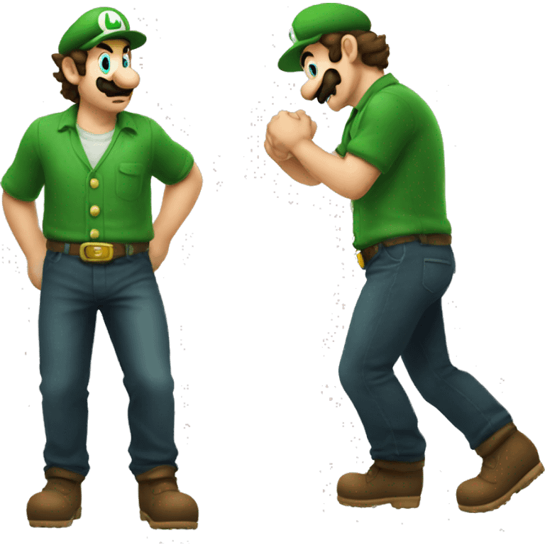 beast Luigi emoji