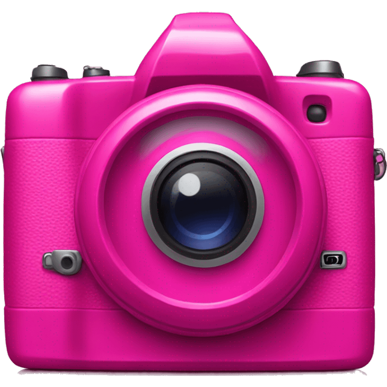 Hot pink camera  emoji