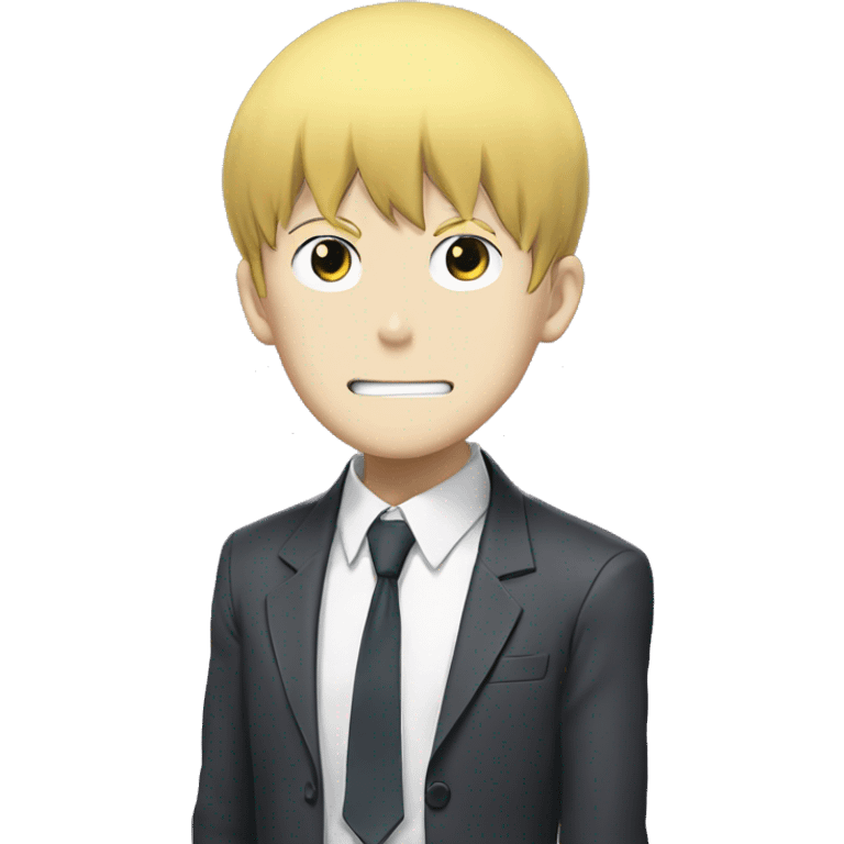 Reigen Arataka from the anime Mob psycho 100 emoji