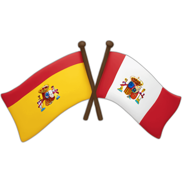 Spanish and Ecuadorian flag emoji