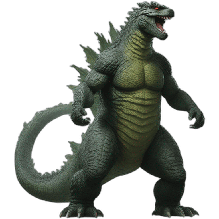 Godzilla (proportional)calm (realistic) (Godzilla King of the Monsters, 2019) emoji