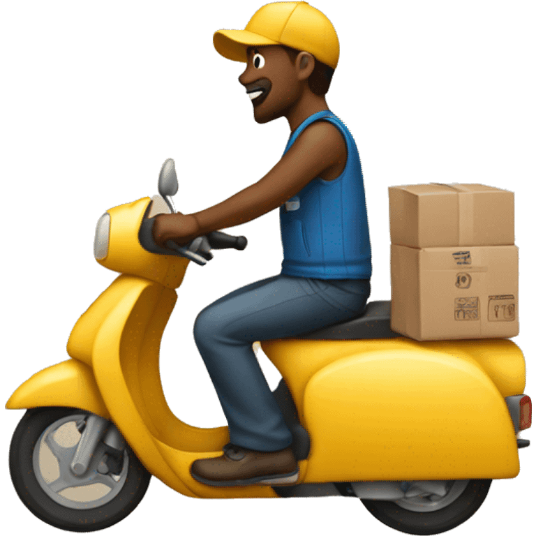 delivery moto emoji