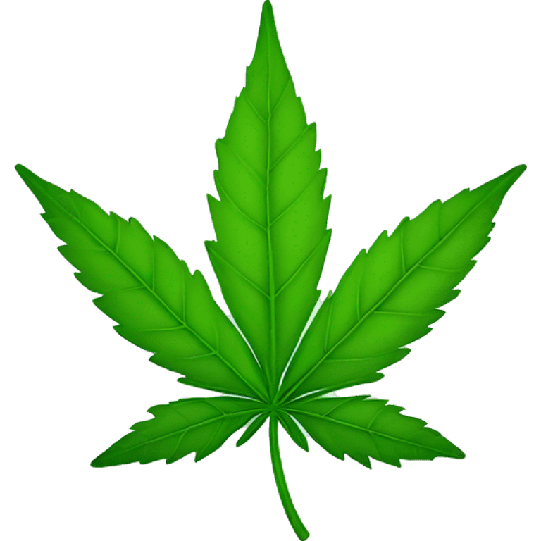 Weed leaf emoji