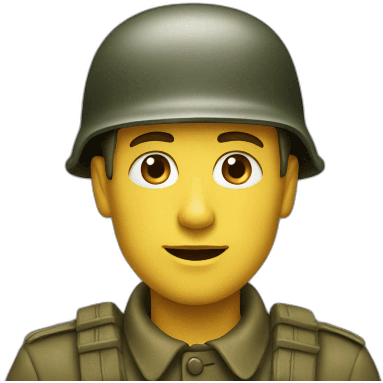 German soldier of 1944 emoji