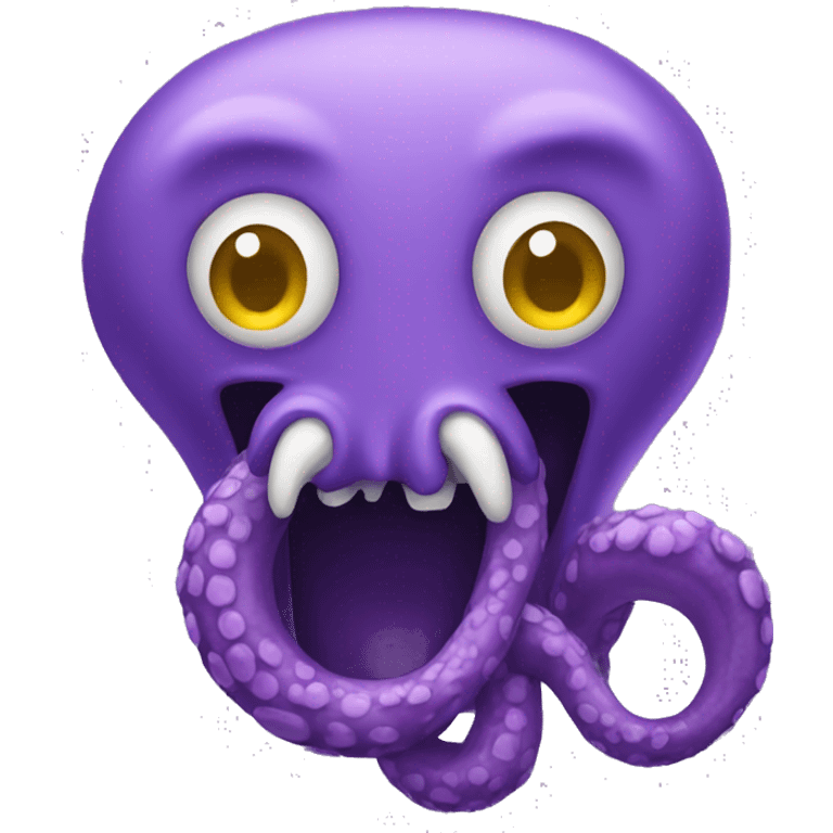 purple tentacle emoji