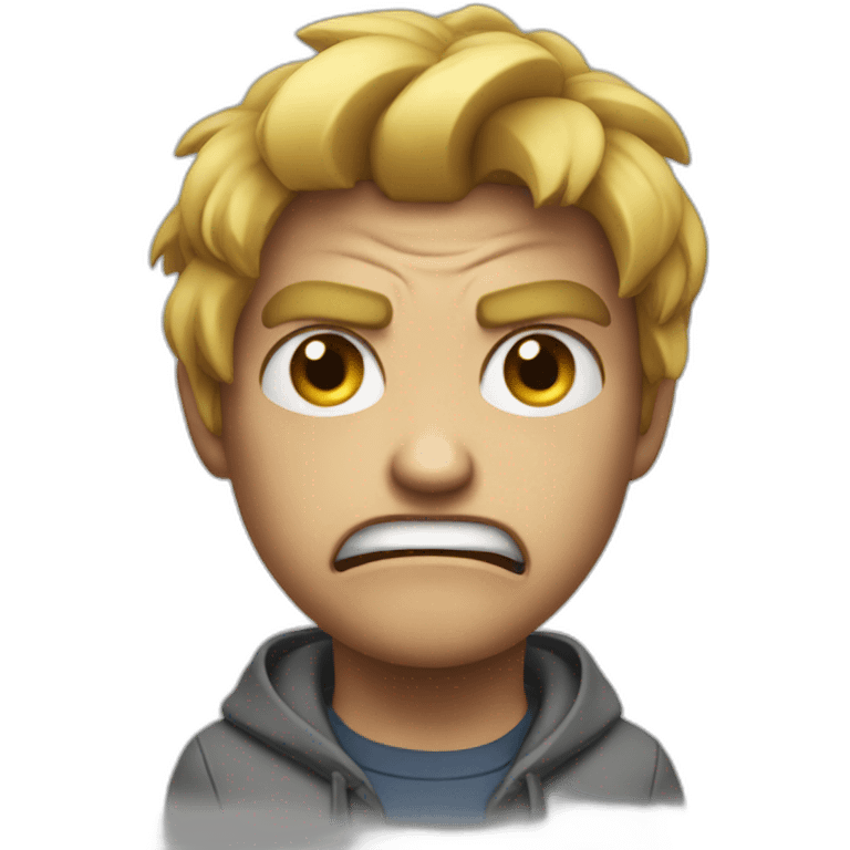 Ailen angry emoji