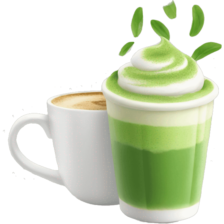 Matcha latte emoji