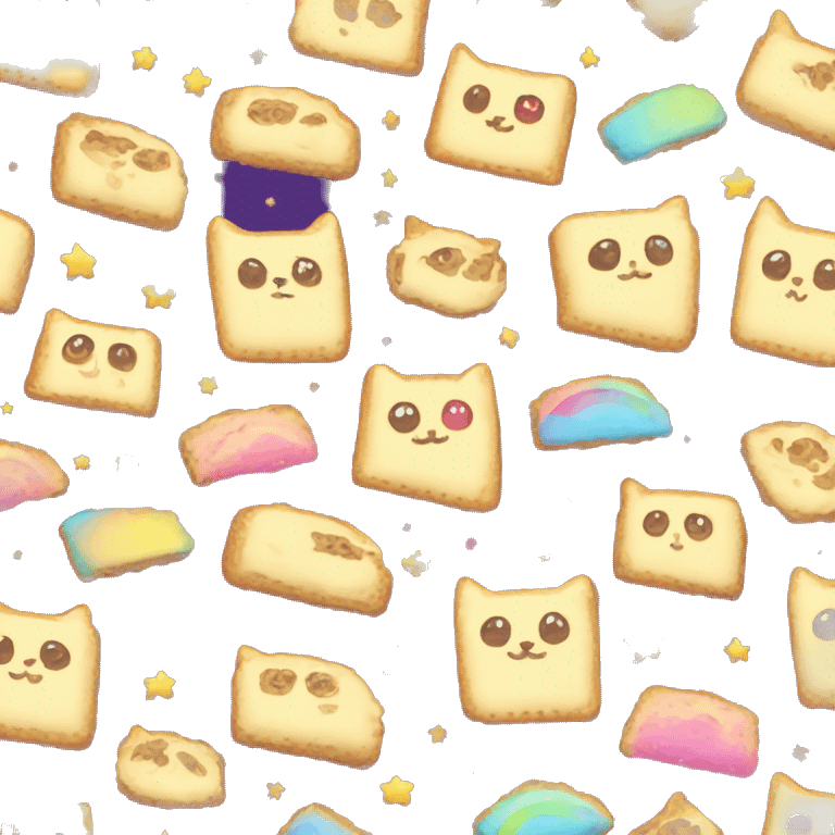 poptart kitty rainbow emoji