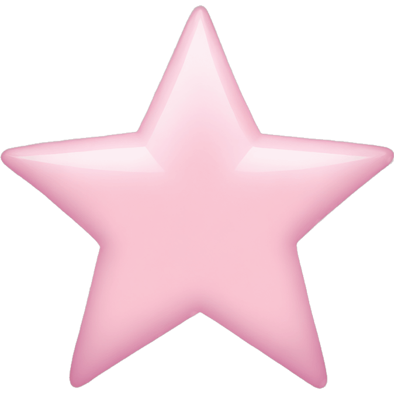 light pink star emoji