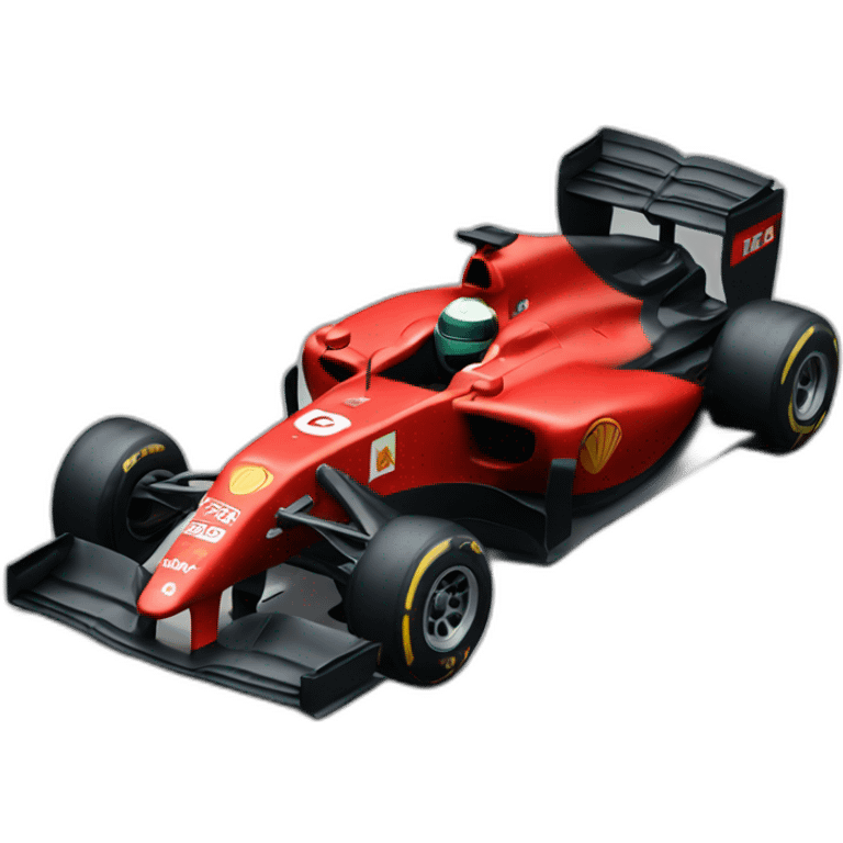 f1 red car emoji