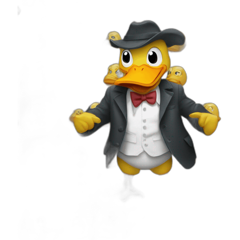 Acdc Angus Young duck walk emoji