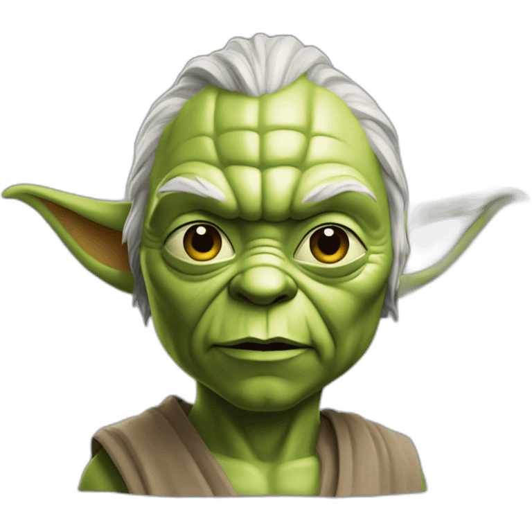 Maître yoda très musclé  emoji