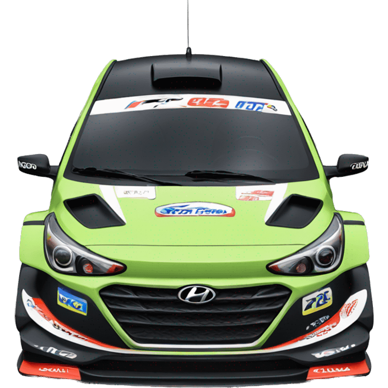 Hyundai grand i20 wrc emoji