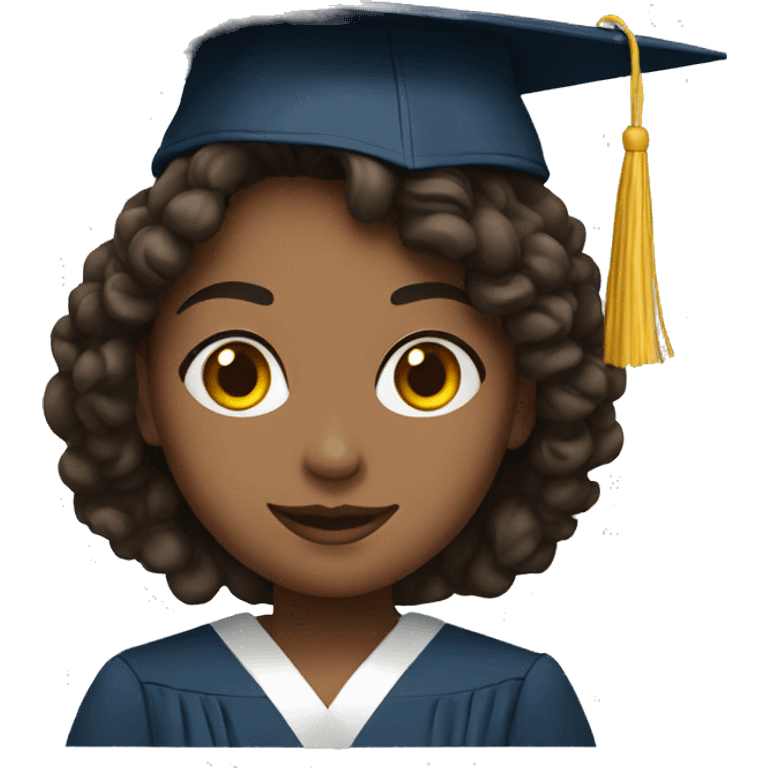 Graduation girl emoji