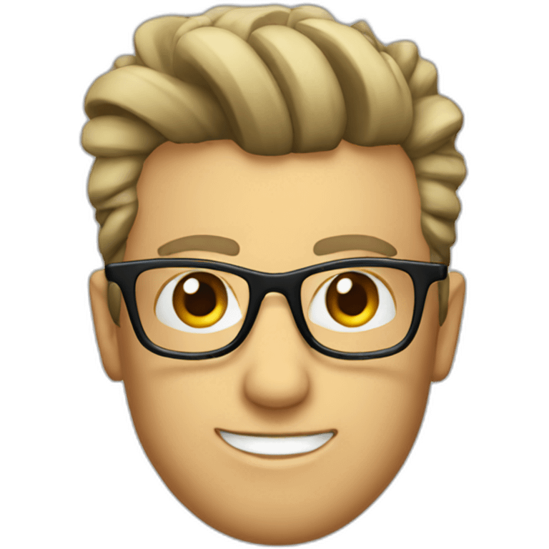 glasses-quiff emoji