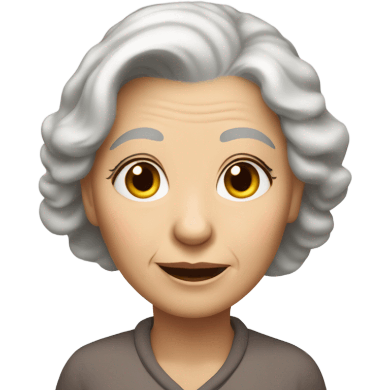 lightskin grandma emoji