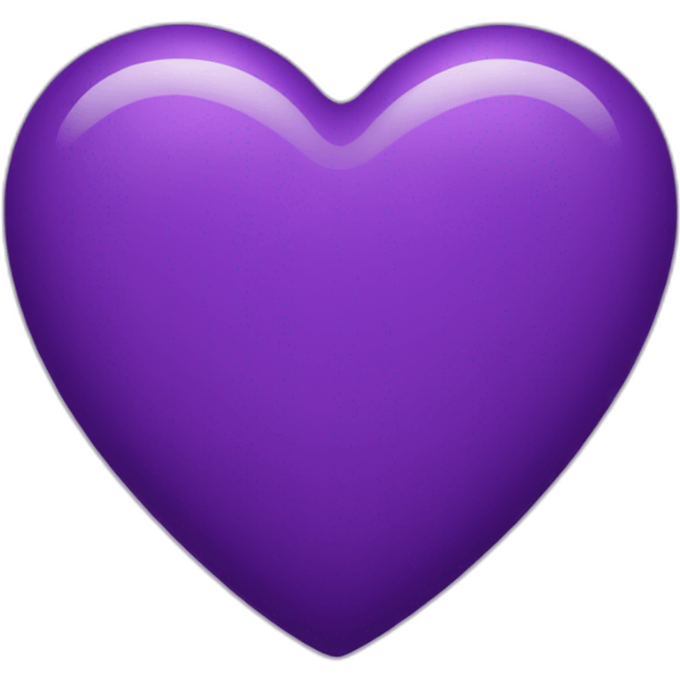 Purple heart  emoji